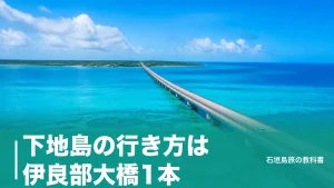 下地島の行き方は伊良部大橋1本｜空港駐車場299台・バス800円で回る段取りのアイキャッチ画像