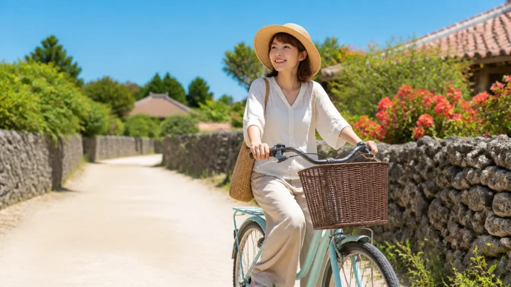 竹富島レンタサイクル5社比較｜料金は2倍差、港の送迎バスで迷わない借り方のアイキャッチ画像
