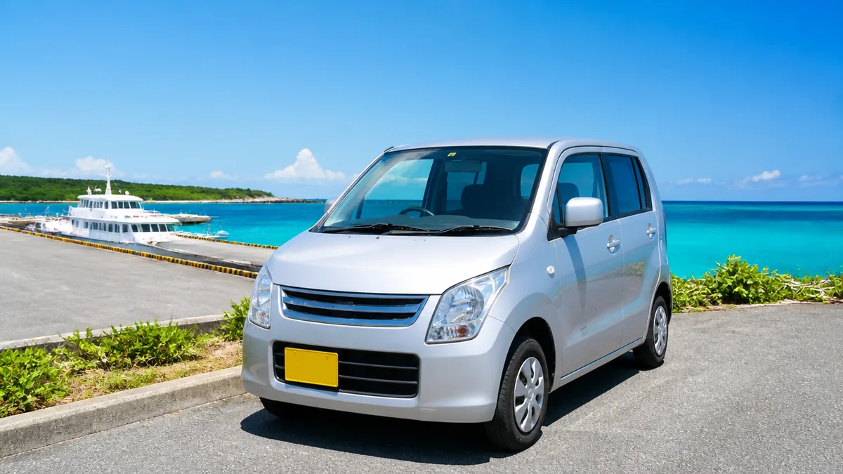 波照間島で車を借りられるのはどこ？港の近くにある2つの窓口の解説画像