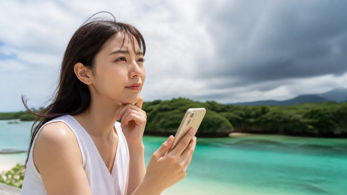 宮古島天気予報がずっと雨マークになる3つの理由の解説画像