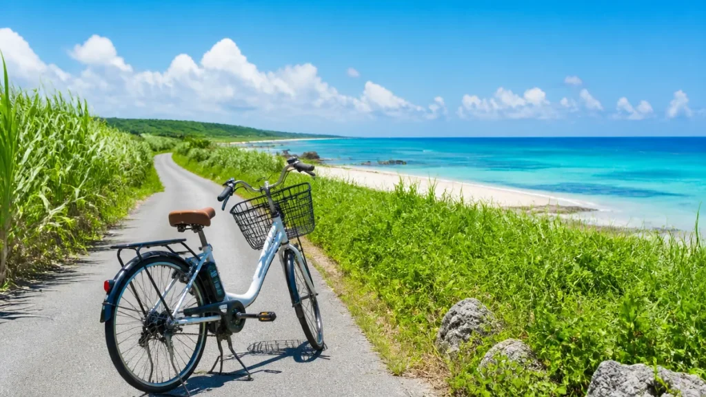 波照間島レンタサイクルは1日1,000円から｜信号ゼロの島を回る3社の料金と借り方のアイキャッチ画像