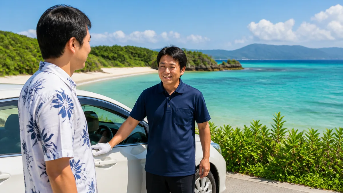 石垣島代行とは？自分の車で宿まで帰れる仕組みを3分で理解するの解説画像