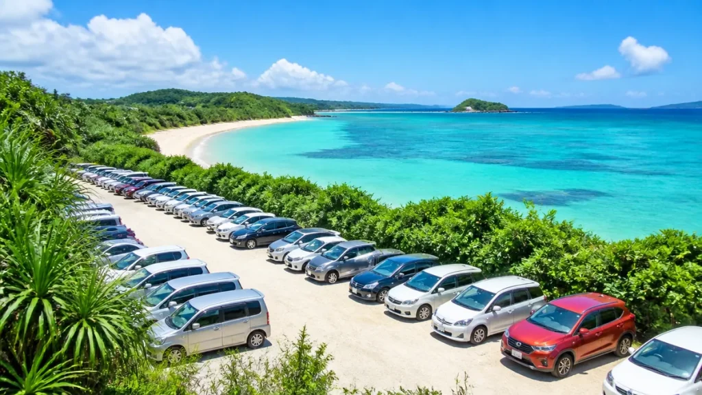 米原ビーチの駐車場は有料500円・60台が本命｜9時満車を避ける停め方と設備のアイキャッチ画像