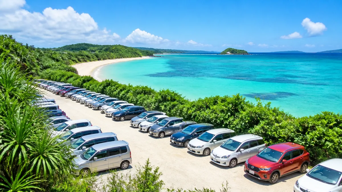 米原ビーチの駐車場は有料500円・60台が本命｜9時満車を避ける停め方と設備のアイキャッチ画像