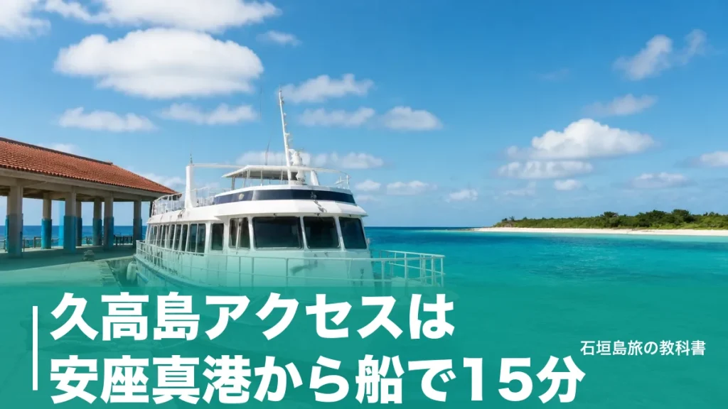 久高島アクセスは安座真港から船で15分｜1日6便の時刻表と運賃770円のアイキャッチ画像