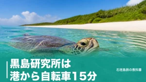 黒島研究所は港から自転車15分｜入館料800円と船1日6便で組む半日プランのアイキャッチ画像