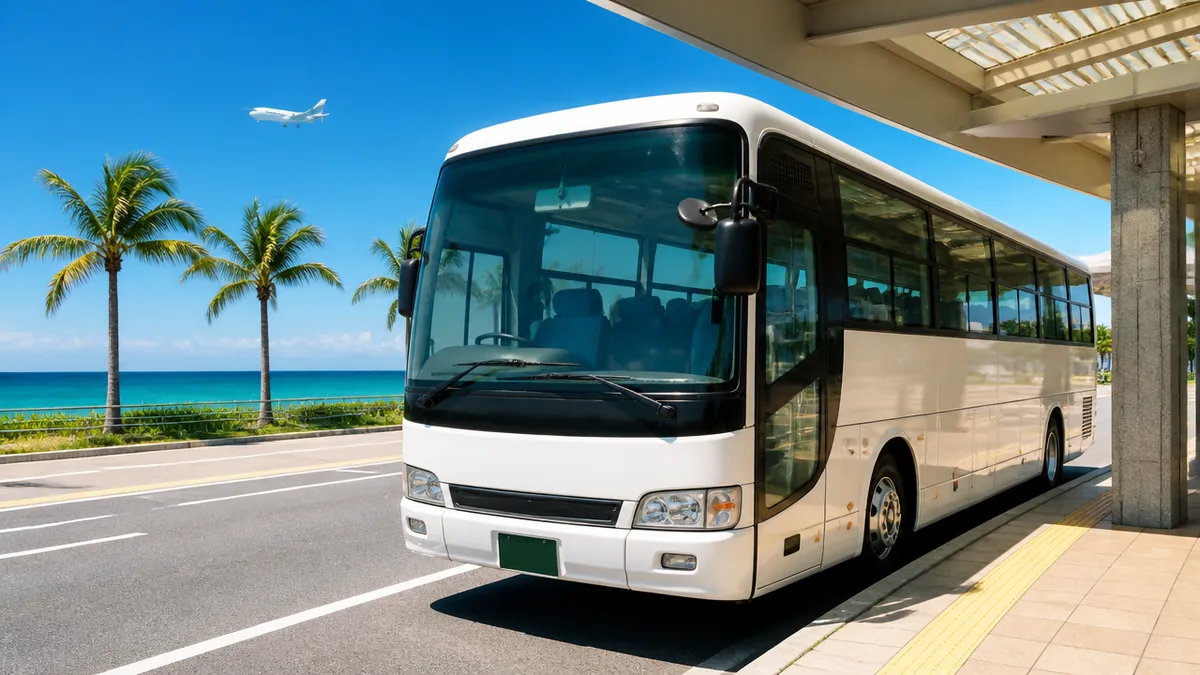 下地島空港へは2路線|協栄バス700円と中央交通800円の冬ダイヤの解説画像